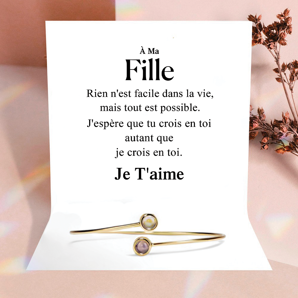 À ma Fille - Bracelet Je crois en toi