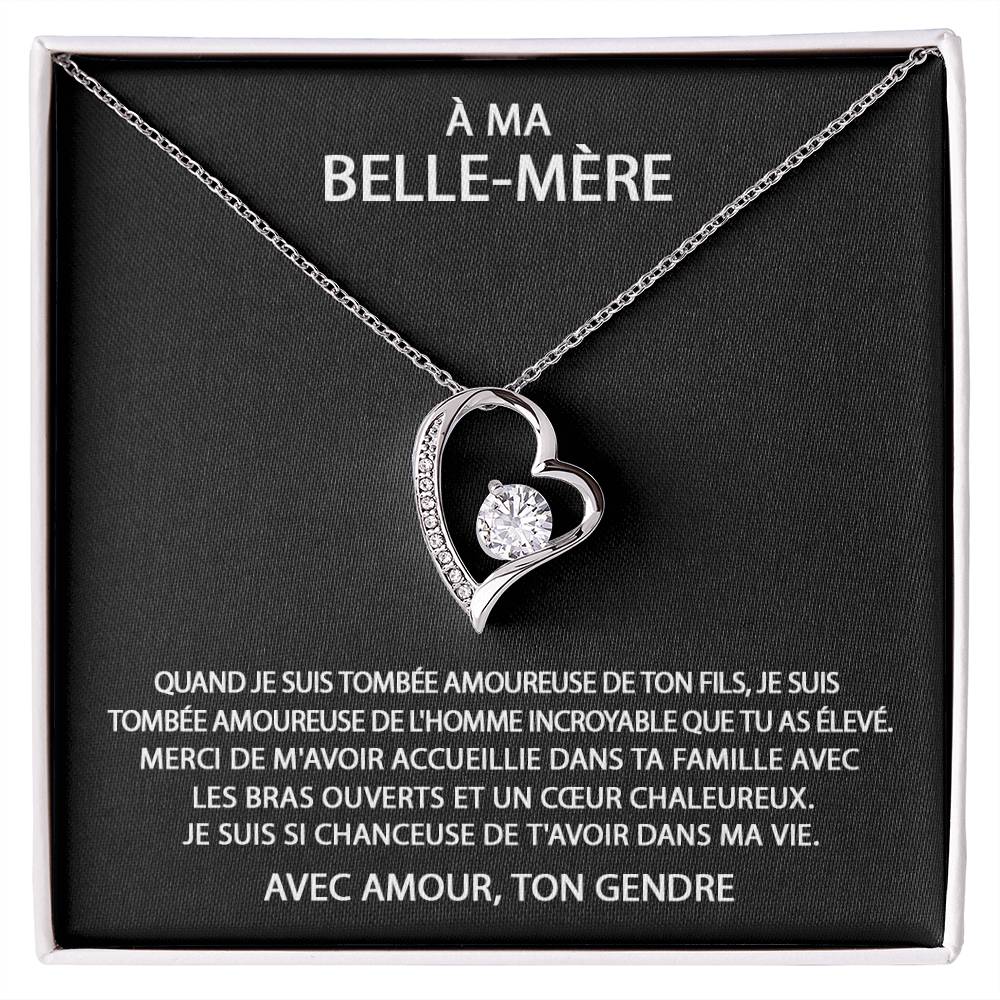 À ma Belle-Mère - Collier coeur