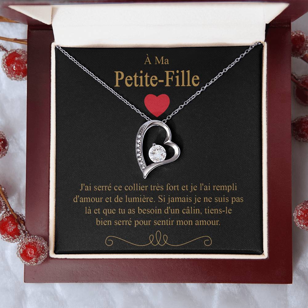 À ma Petite-Fille - Collier coeur