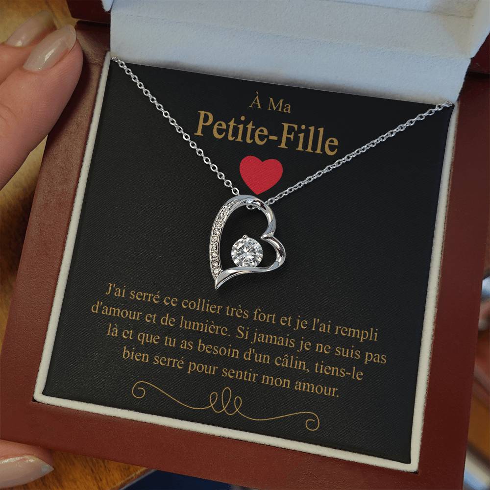 À ma Petite-Fille - Collier coeur