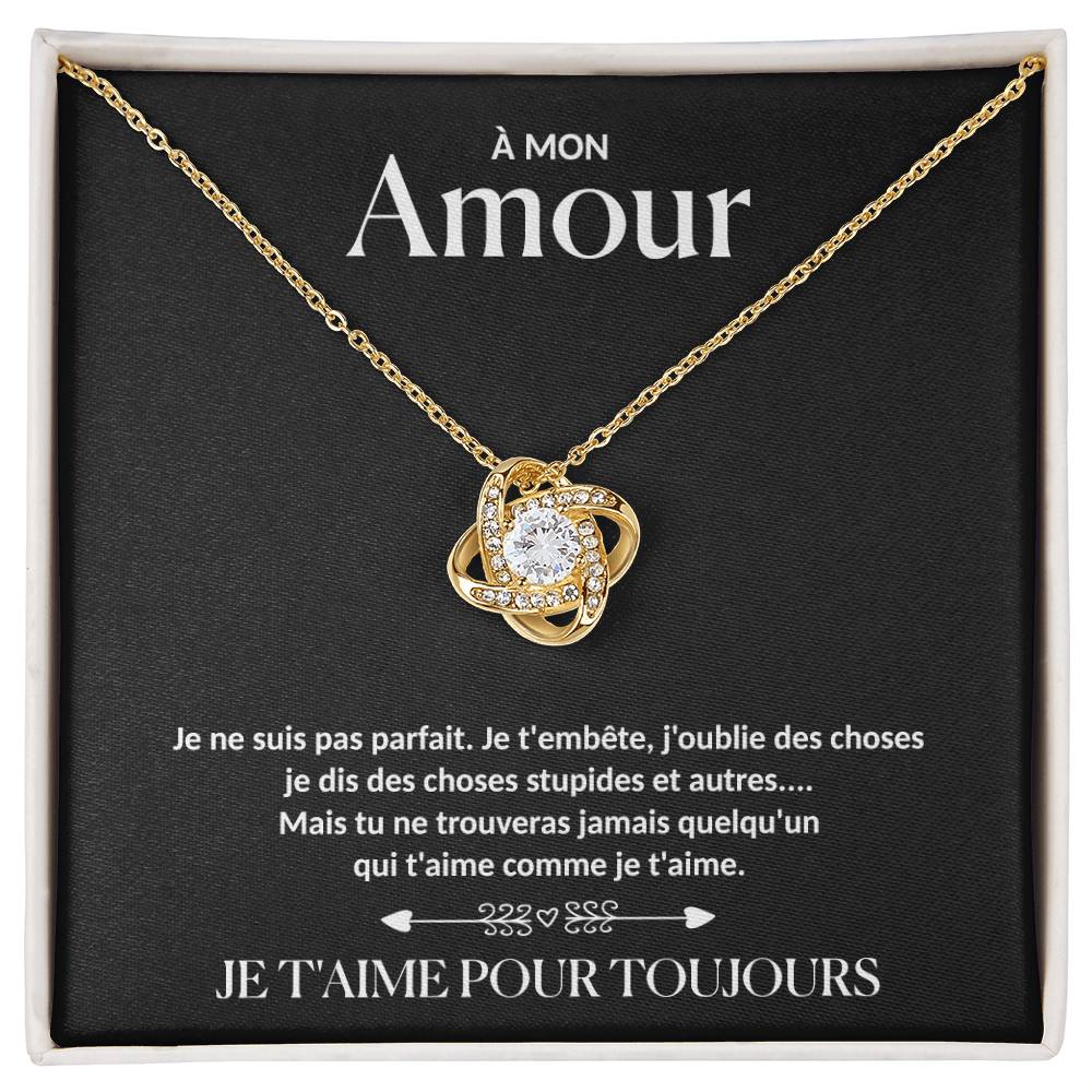 À Mon Amour - Collier De Roses Véritables