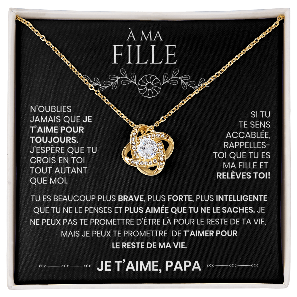 À ma Fille – Collier Où que tu ailles