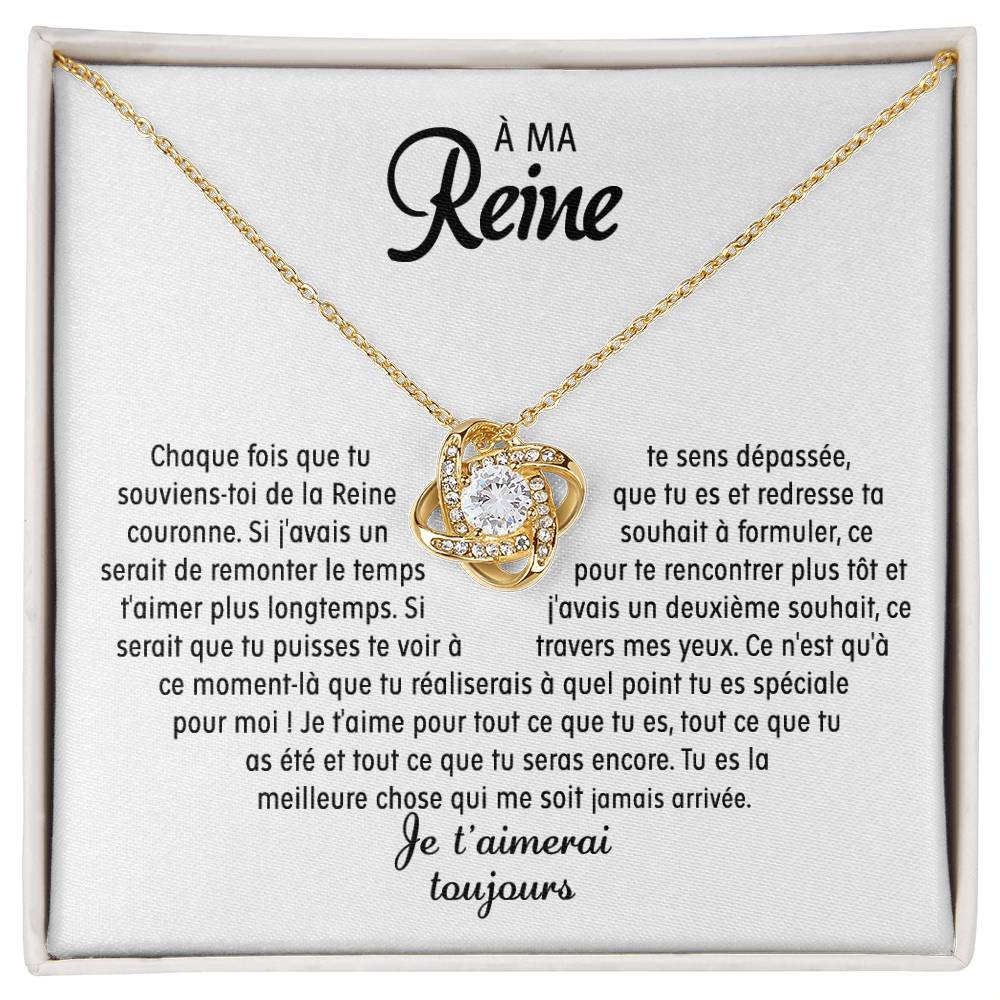 À ma Reine - Collier pendentif Amour