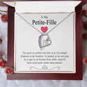 Putuo Decor Silhouette Acrylique 'À Ma Petite-fille' - Message De Grand-mère - Décoration émotive Cadeau - 7