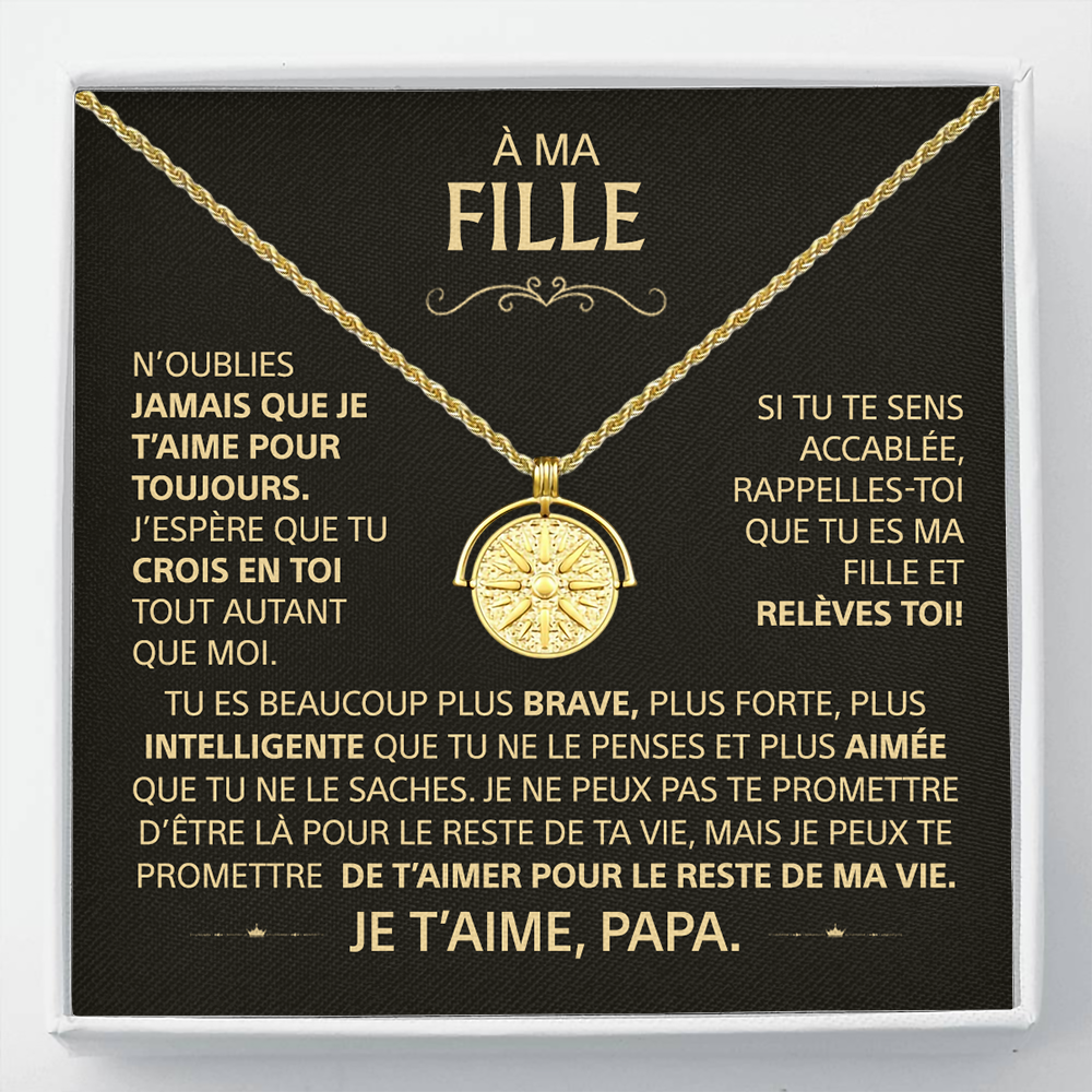 À ma Fille - Collier Soleil