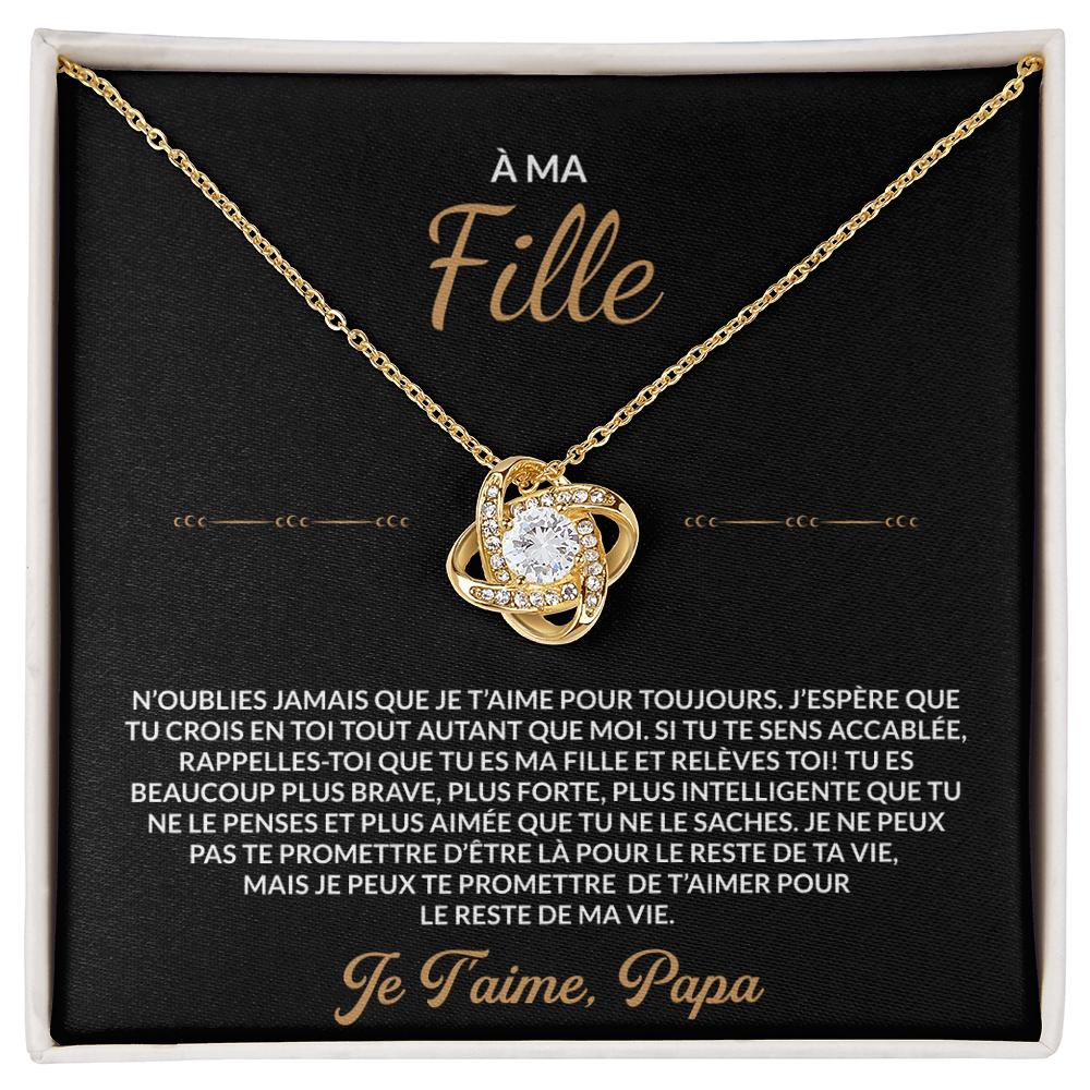 À ma Fille – Collier Toujours avec toi