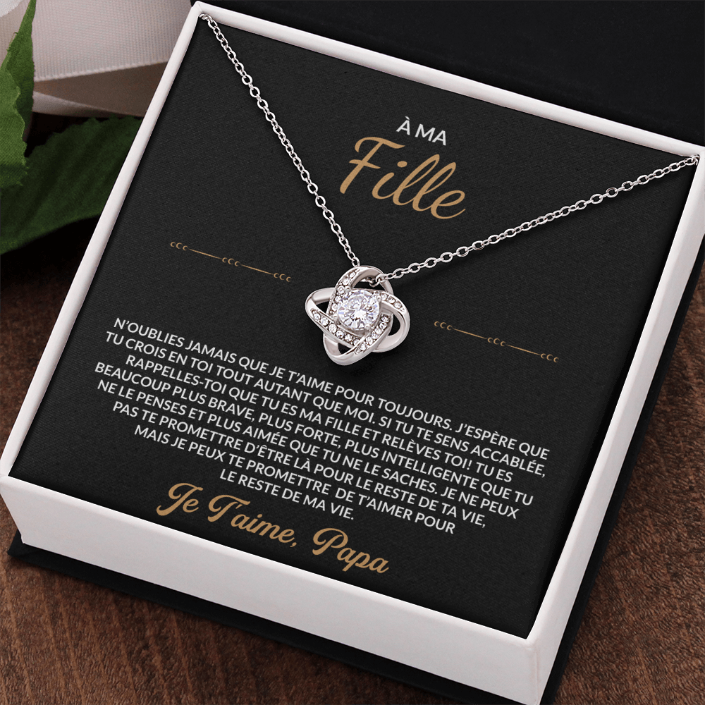 À ma Fille – Collier Toujours avec toi