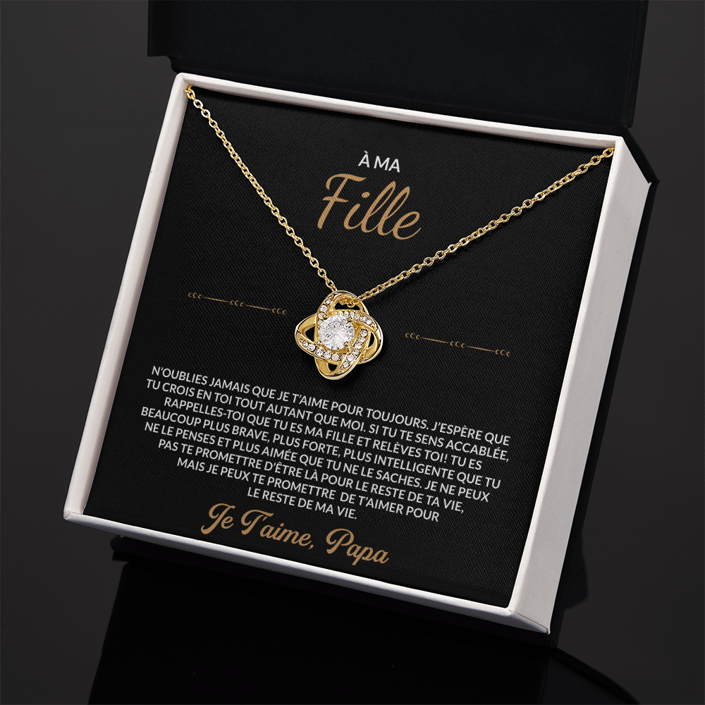 À ma Fille – Collier Toujours avec toi