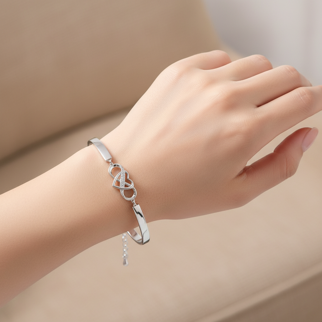 Pas de tempête, pas de force | N’oublie jamais combien je t’aime | Bracelet infini