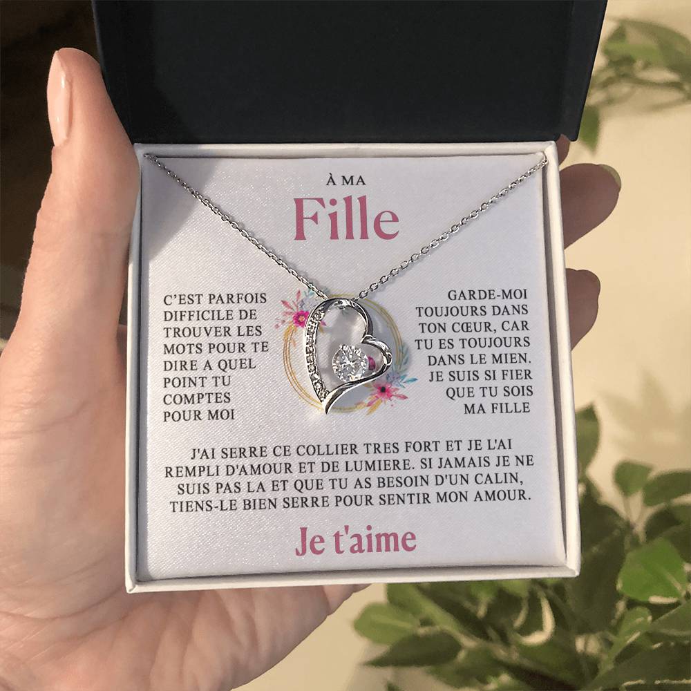 À ma Fille - j'ai rempli ce collier de tout mon amour