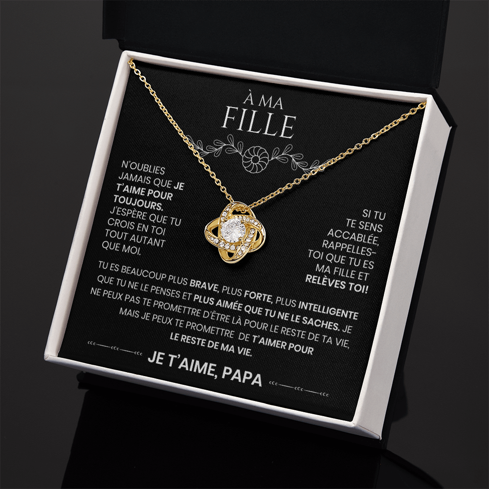 À ma Fille – Collier Où que tu ailles