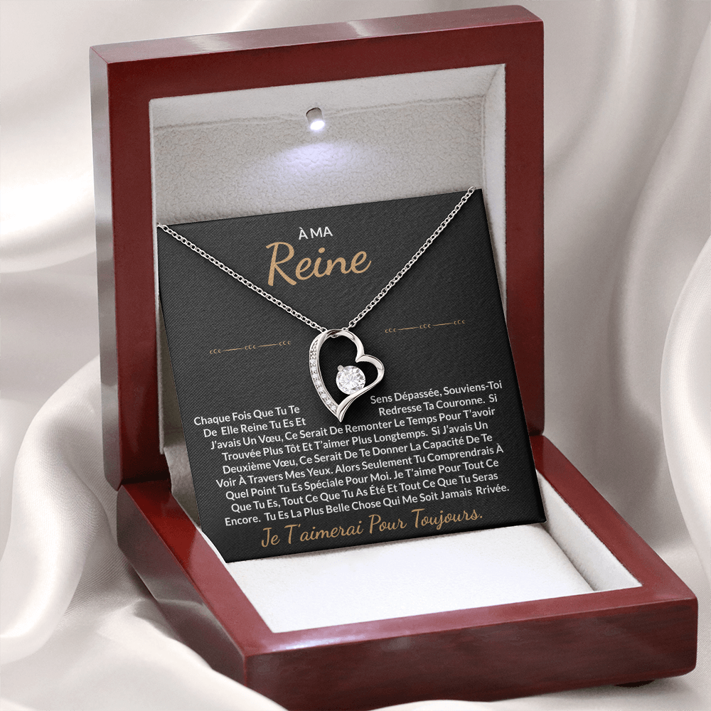 À ma Reine - Collier cœur