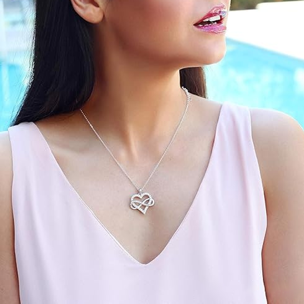 À ma Fille - Collier Cœur Infini