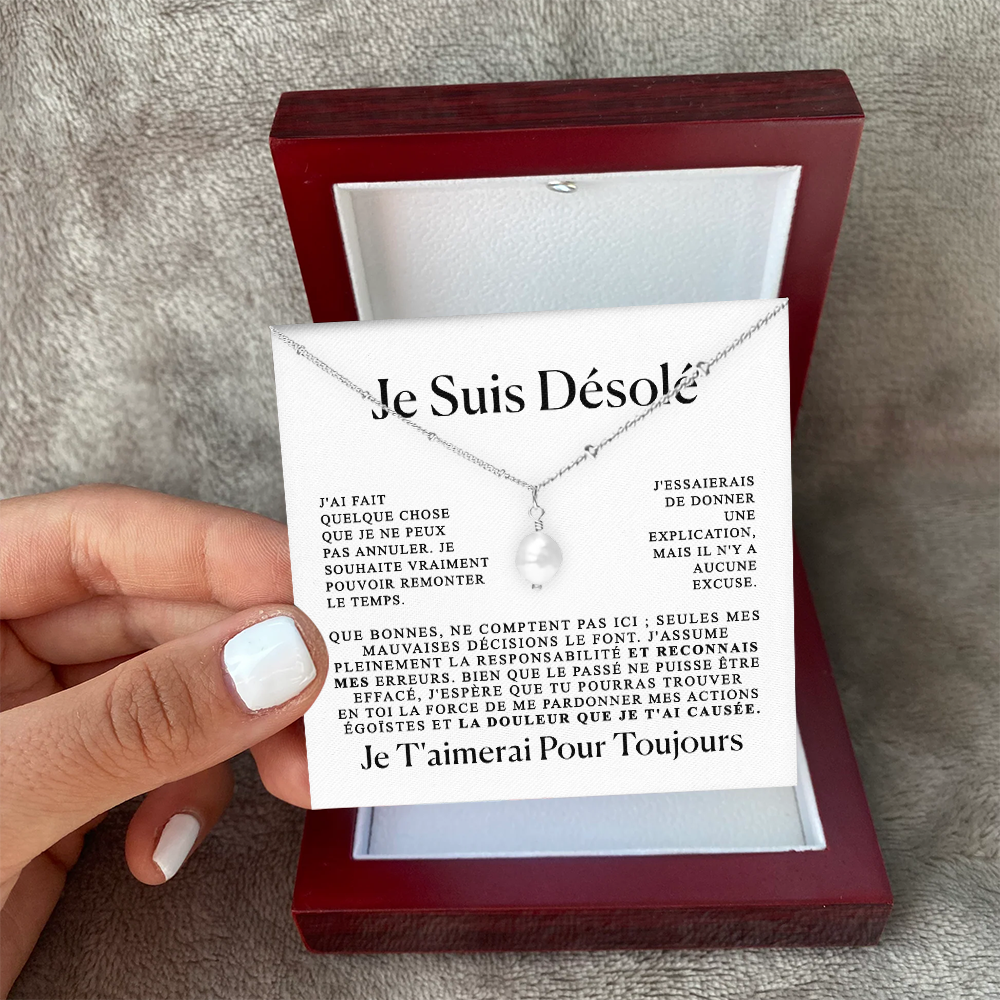 À mon Amour - Collier d'excuses sincères