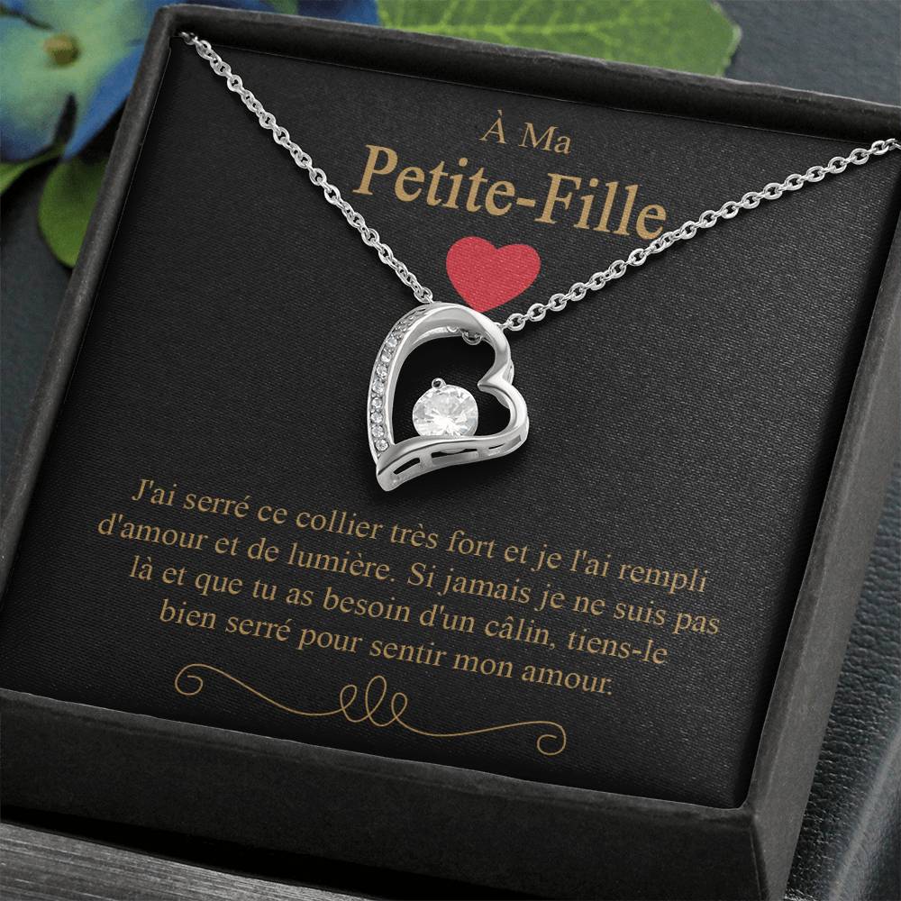 À ma Petite-Fille - Collier coeur