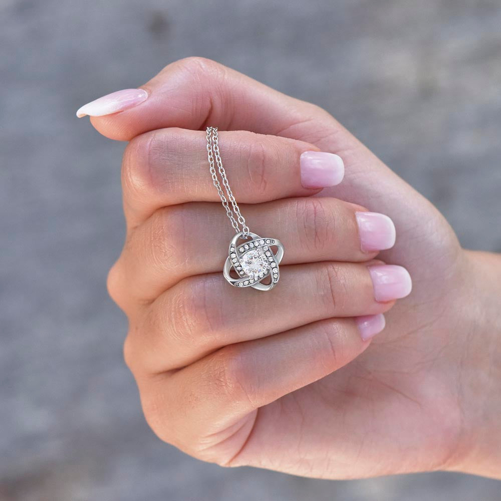 À ma fille - Collier Noeud d'Amour