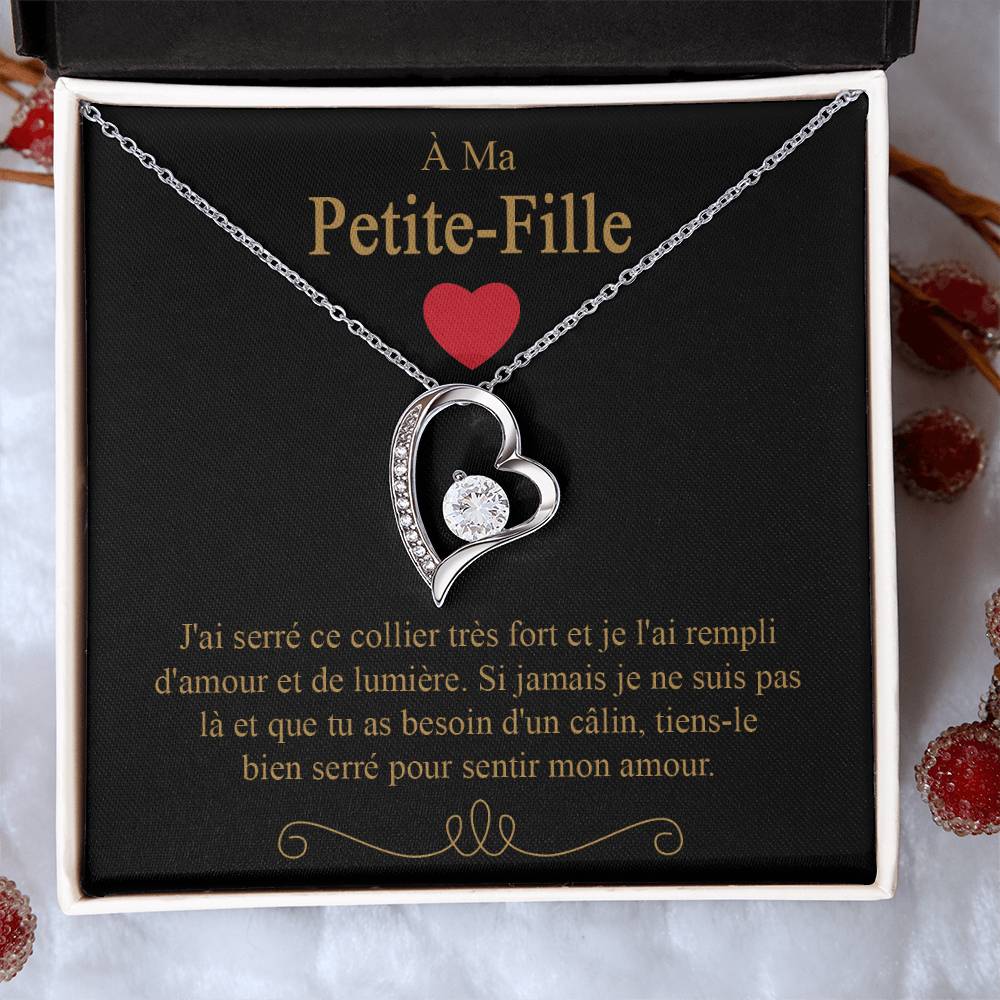 À ma Petite-Fille - Collier coeur