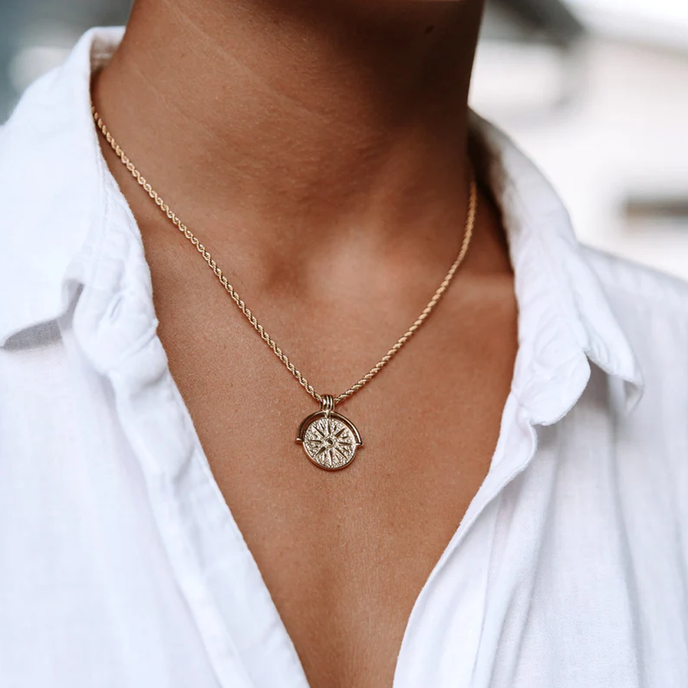 À ma Fille - Toujours briller - Collier soleil
