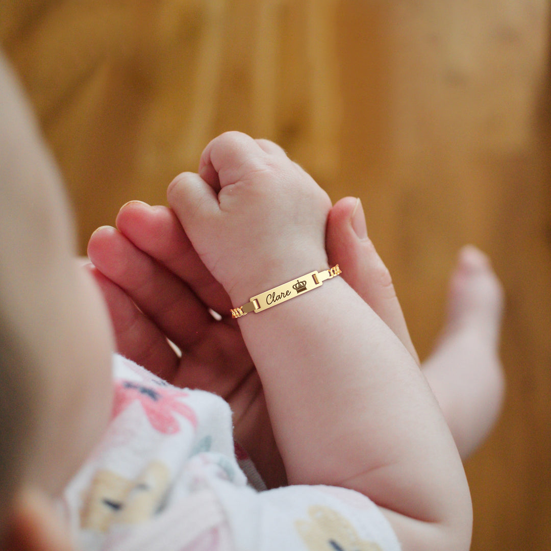 Bracelet bébé personnalisé - Or