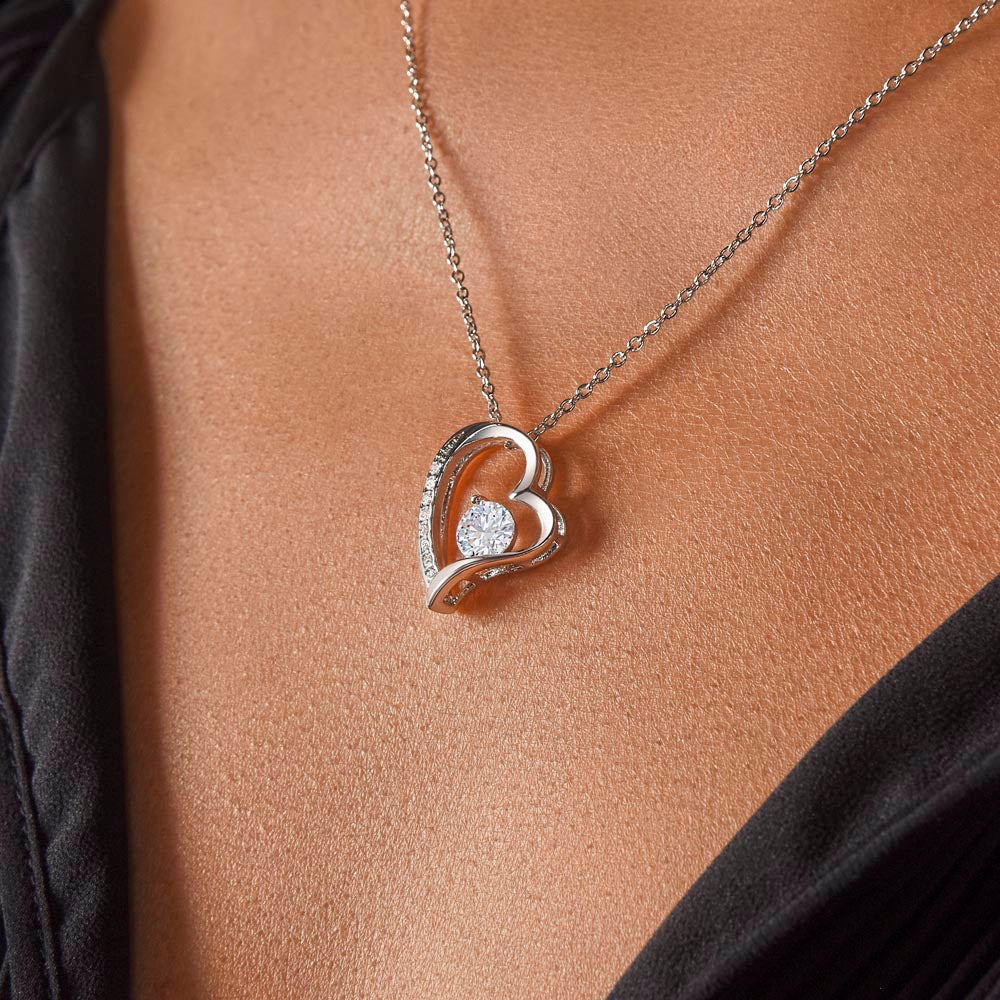 À la Femme de ma Vie - Collier coeur d'amour