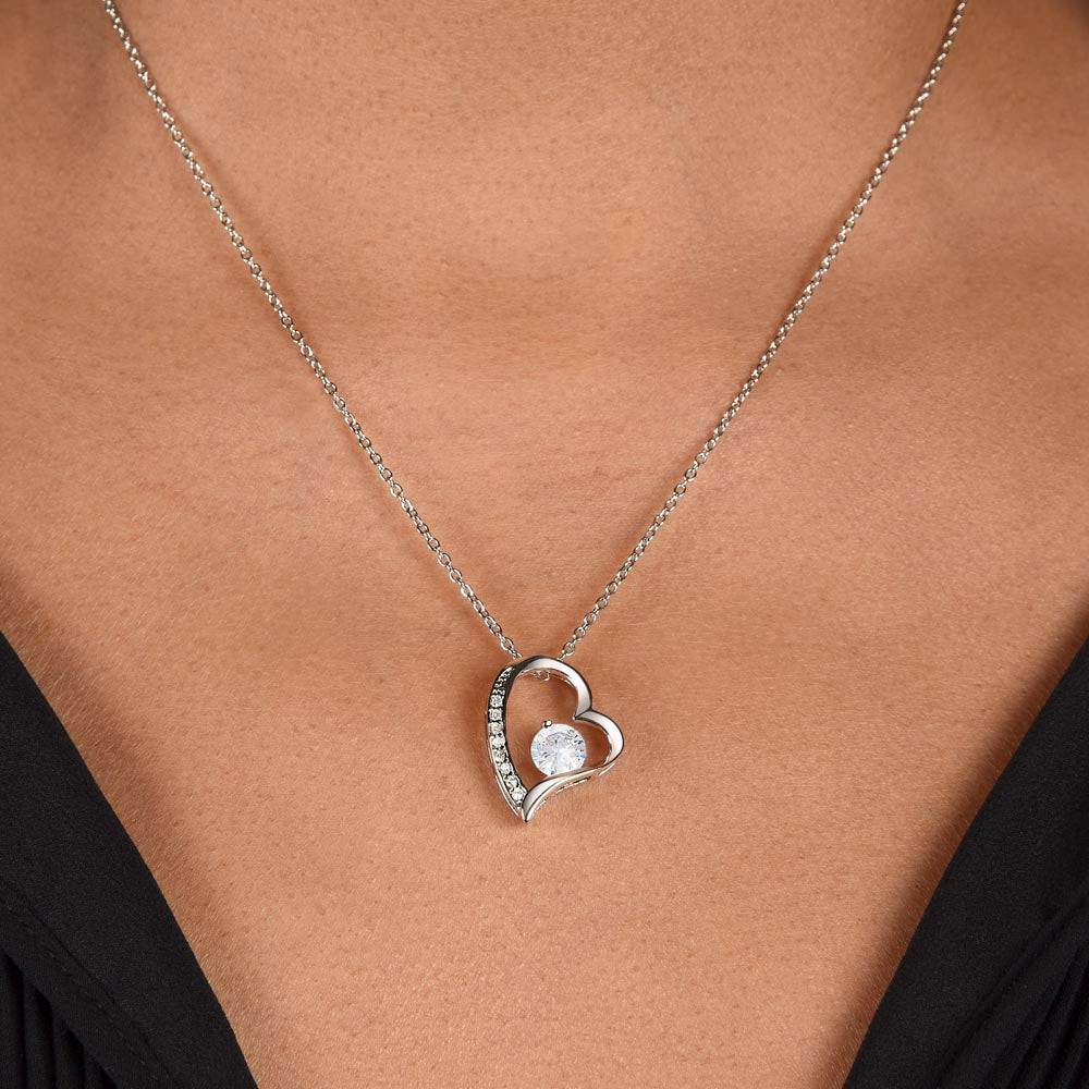 À ma Fille – Collier nœud d'amour éternel