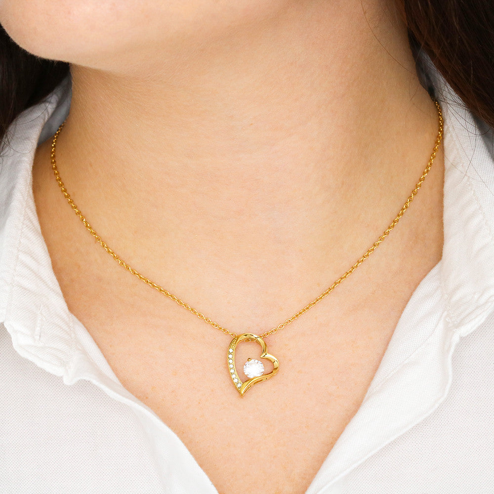 Cadeau d'excuses pour elle - Collier coeur