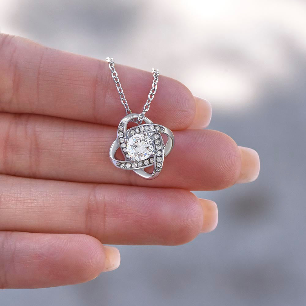 À ma Petite-Fille - Message qui fait fondre le cœur - Collier nœud