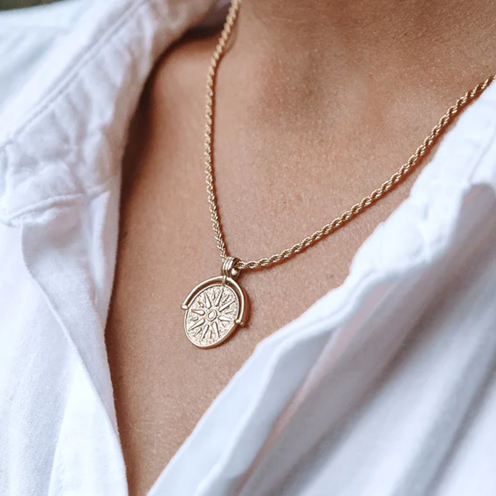 À ma Fille - Toujours briller - Collier soleil
