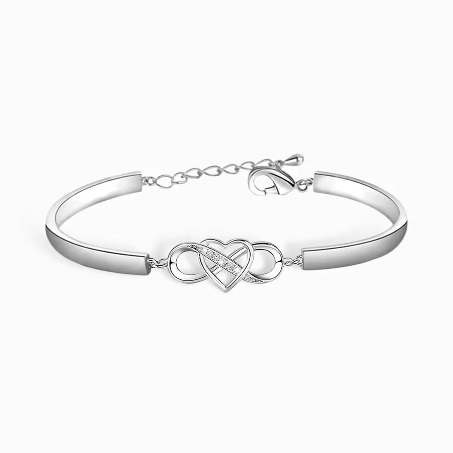 Pas de tempête, pas de force | N’oublie jamais combien je t’aime | Bracelet infini