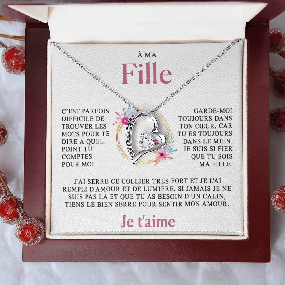 À ma Fille - j'ai rempli ce collier de tout mon amour