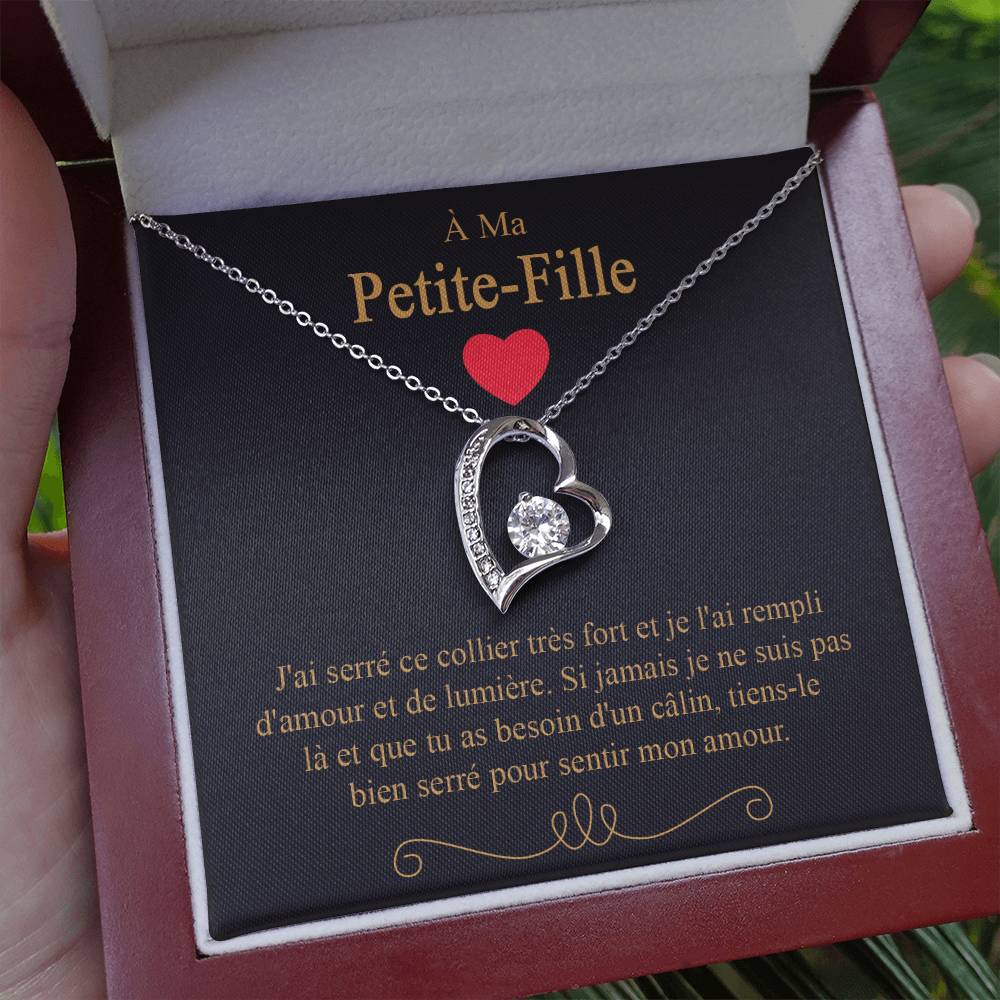 À ma Petite-Fille - Collier coeur