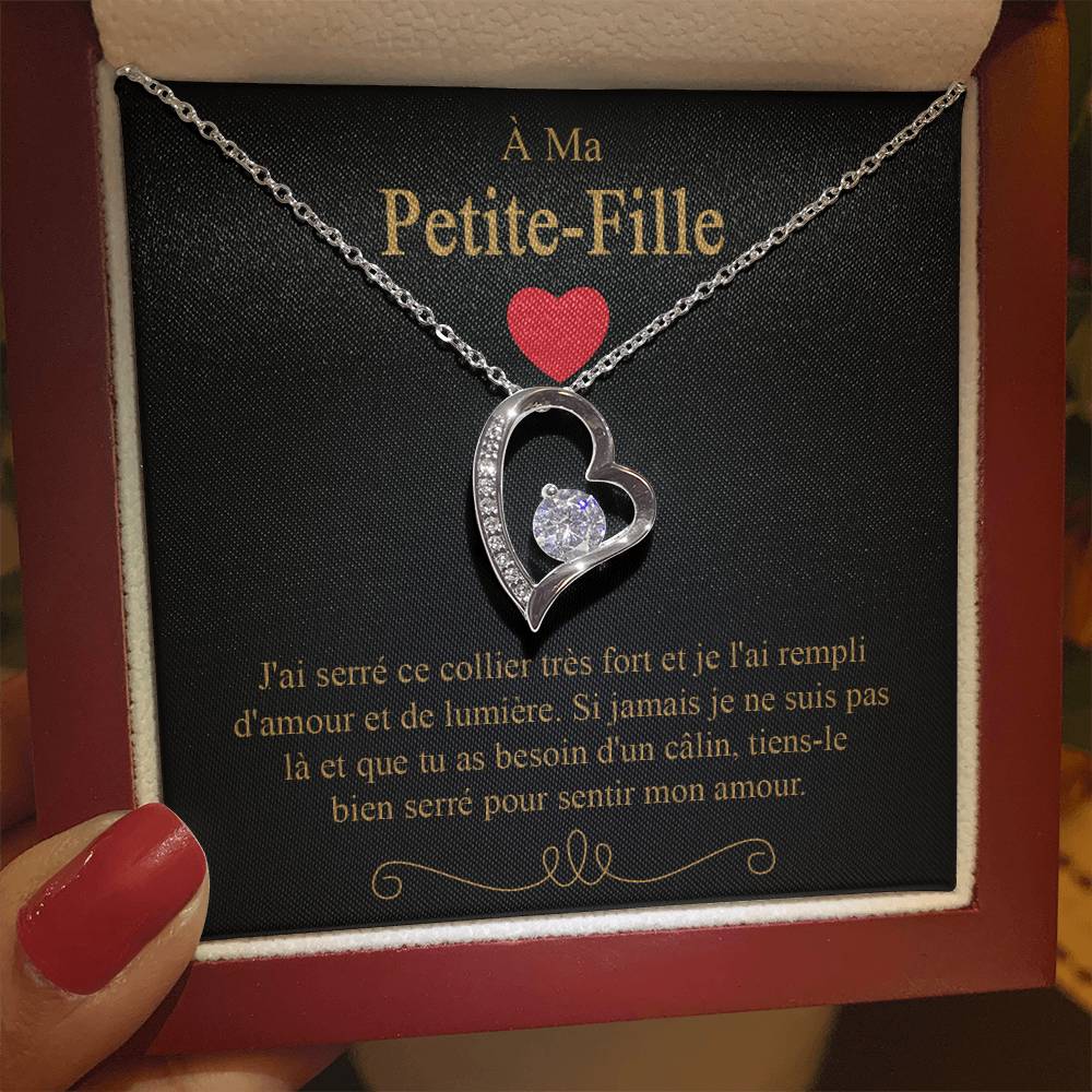 À ma Petite-Fille - Collier coeur