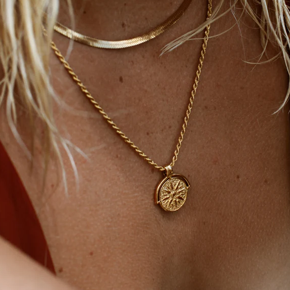 À ma Fille - Toujours briller - Collier soleil