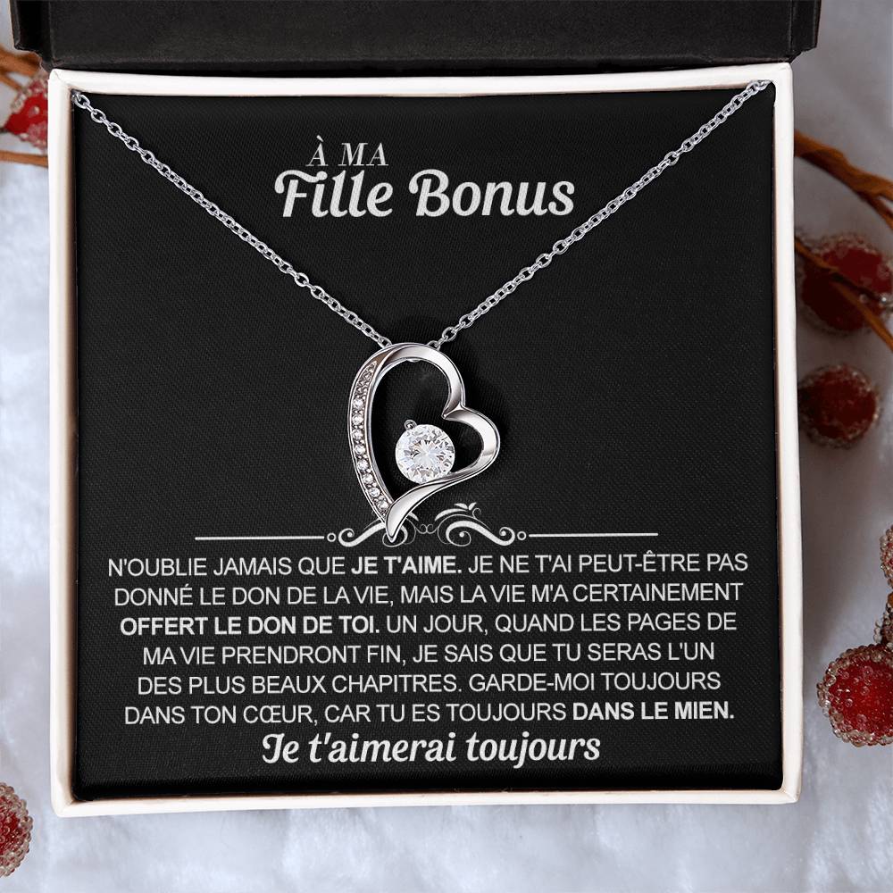 À ma Fille Bonus - Collier d'amour pour toujours