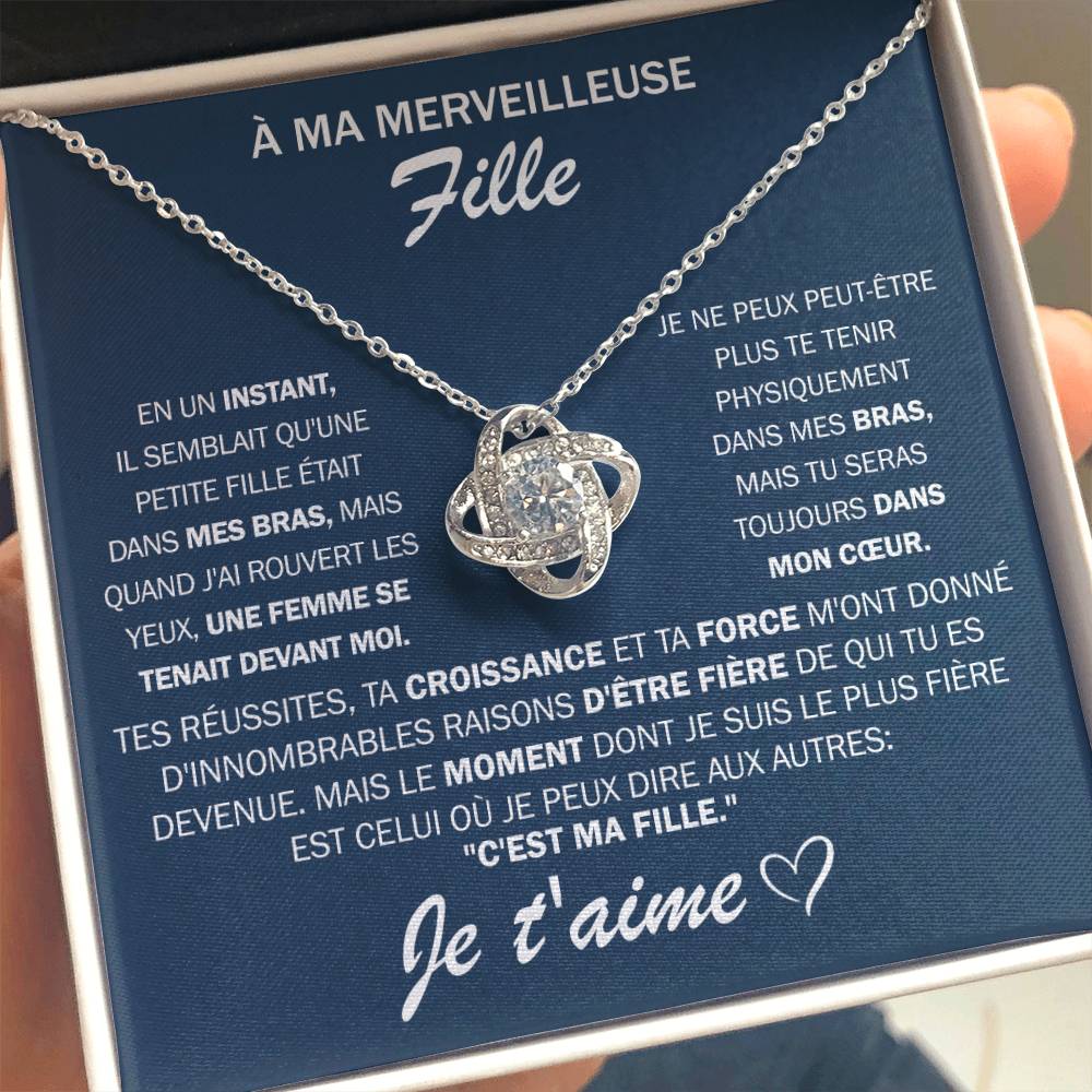 À ma Fille - J'ai serré ce collier dans mes bras