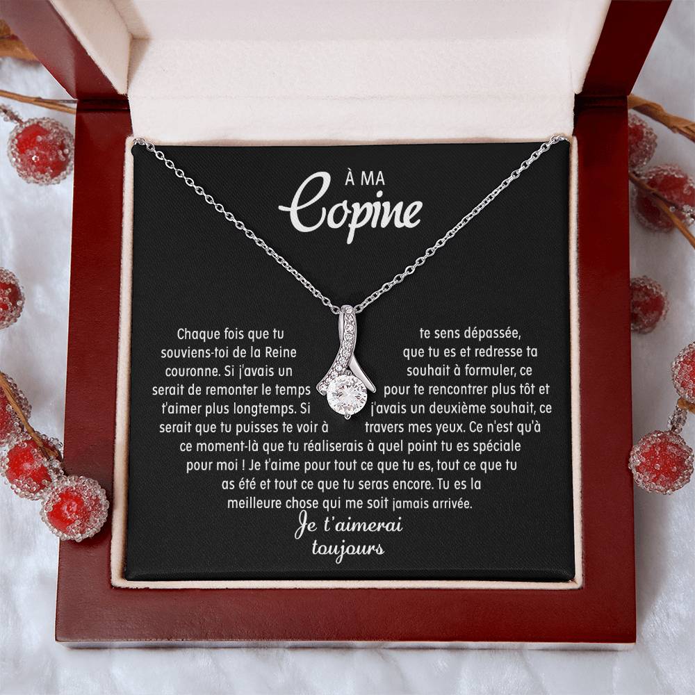 À ma Copine- Collier pendentif amour