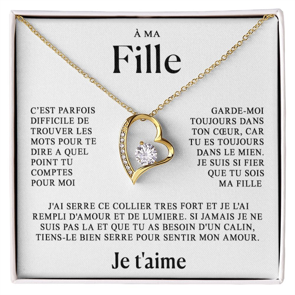 À ma fille - je t'aime