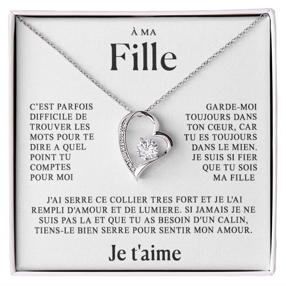 À ma fille - je t'aime - Or