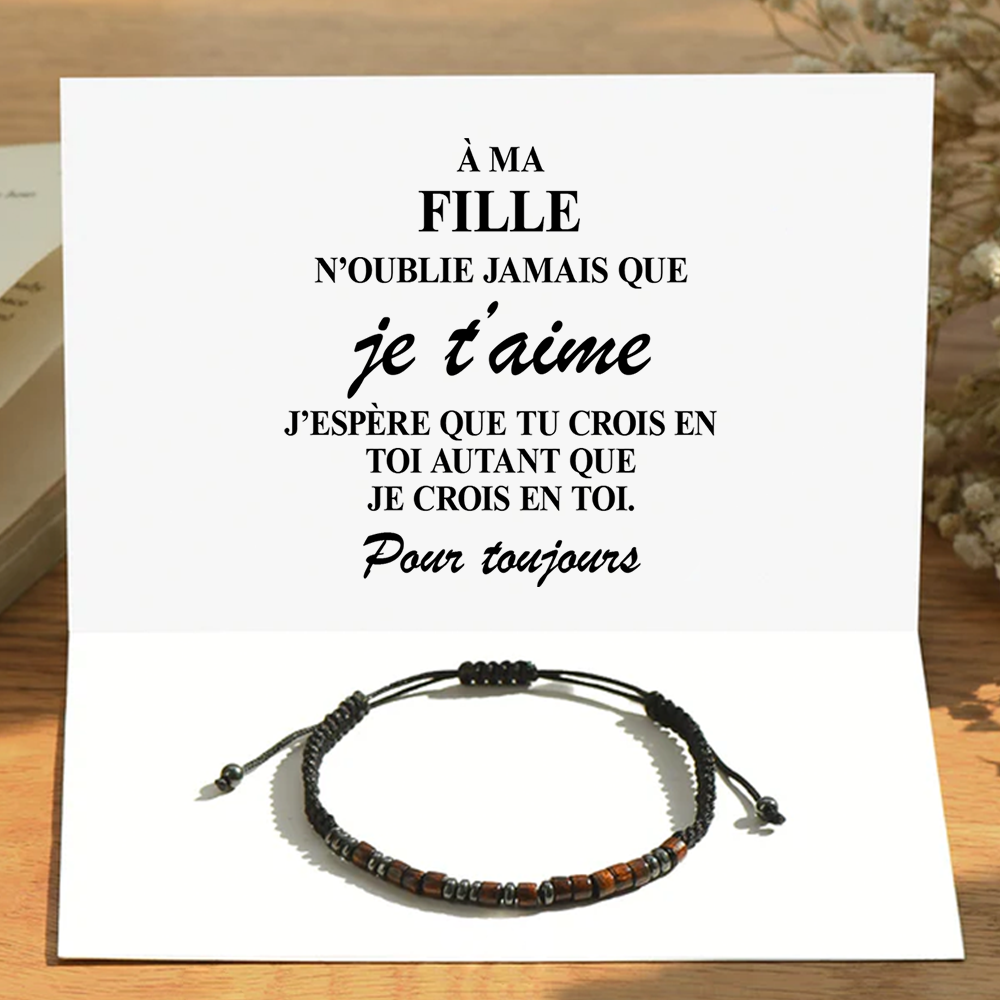 À mon Fils ou à ma Fille - Bracelet familial