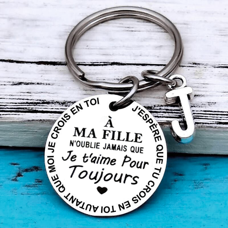 Porte-clés familial - pour fils et fille