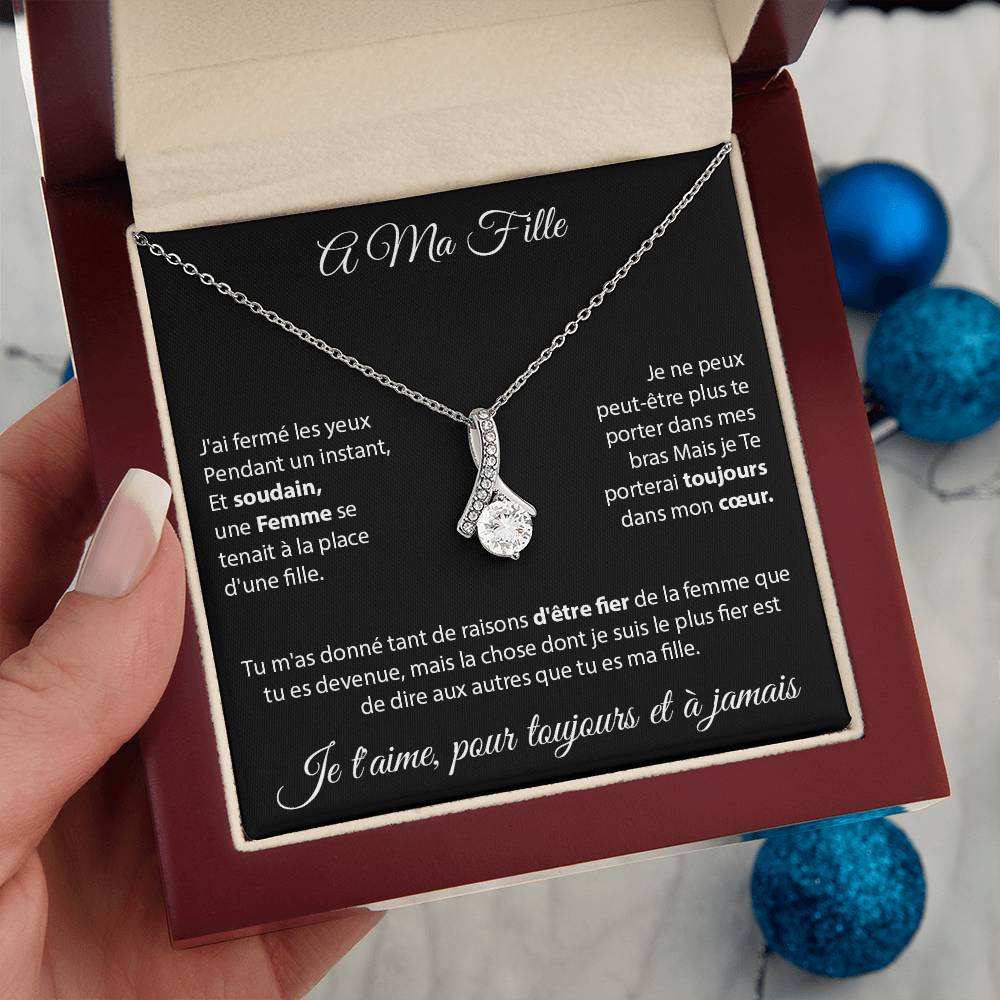 Collier À Ma Fille Je T'Aime, Maman (Modèle 105) (Coloris Or Collier À Ma Fille Je T'Aime, Maman (Modèle 105) (Coloris Or