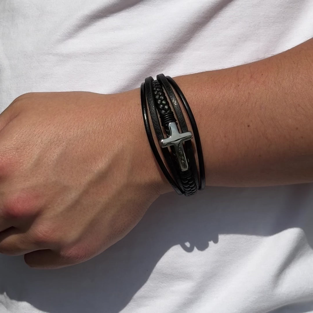 À mon Petit-Fils - Bracelet de la Foi du Gardien Éternel